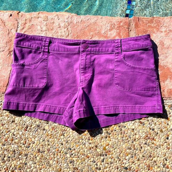 Mossimo Supply Co., Purple, Shorts, Size 17 - Picture 1 of 2